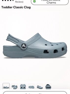 Toddler Classic Clog - Light Blue